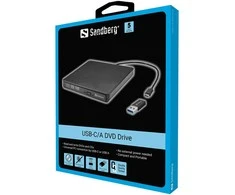 Sandberg USB-C/A DVD Drive