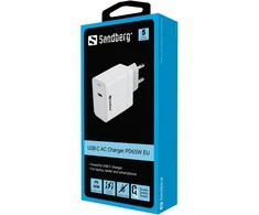 Sandberg USB-C kintamosios srovės įkroviklis PD65W EU