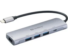 Sandberg USB-C iki 4 x USB 3.0 Hub SAVER