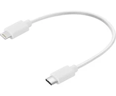 „Sandberg USB-C PD“ – „Lightning MFI“ 0,2 m