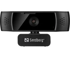 „Sandberg“ USB internetinės kameros automatinis fokusavimas „DualMic“.