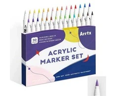 Akriliniai markeriai - flomasteriai ARRTX 30B, 30 spalvų