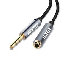 Audio kabelis CHOETECH 3.5mm, M-F, 2m