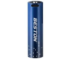 Hismart Baterija 18650 įkraunama su USB-C lizdu, 3.7V, 2000mAh, Li-Ion