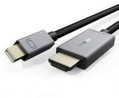 Cabletime Premium kabelis Mini DisplayPort - HDMI, 4K/30Hz, 1m