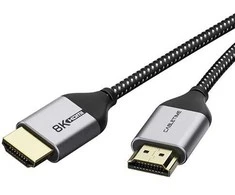 Cabletime Premium klasės kabelis HDMI - HDMI, 8K, UHD, 1m, 2.1 ver