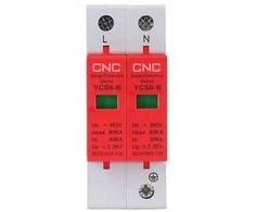 CNC AC viršįtampių ribotuvas, 2P, B klasės, 30-60 kA, 385VAC