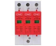 CNC AC viršįtampių ribotuvas, 3P, B klasės, 30-60 kA, 385VAC
