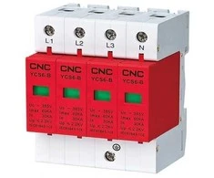 CNC AC viršįtampių ribotuvas, 4P, B klasės, 30-60 kA, 385VAC
