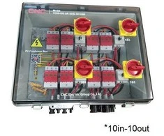CNC PV atjungimo skydelis, DC 10in-10out, IP66