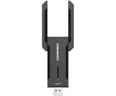 Maršrutizatorius Comfast WiFi-USB adapteris, 5374Mbps, 2,4GHz, 5GHz, 6GHz
