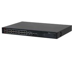 Dahua PoE šakotuvas valdomas 100Mbps 24portų+2G uplink + 2SFP, Hi-PoE
