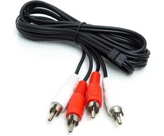 EXD Audio kabelis 2x RCA - 2x RCA, 1m