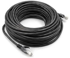 EXD Kabelis Cat5E UTP, 15m, juodas