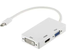Extra Digital Adapteris mini DisplayPort į HDMI, DVI, VGA