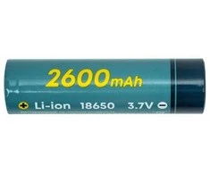 EXD Akumuliatorius 18650, 3.7V, 1C, 2600mAh