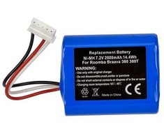 Extra Digital Akumuliatorius skirtas prietaisams IROBOT Braava 380, 7.2V, 2.0Ah, Ni-MH