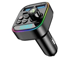 Extra Digital FM moduliatorius automobiliui T18 (RGB LED, PD3.0 30W, laisvų rankų įranga)