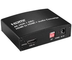 Extra Digital HDMI garso skirstytuvas (extractor), HDMI į HDMI+garsas, 4K 60Hz