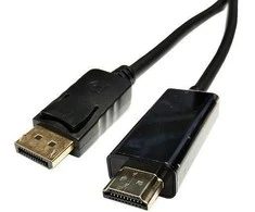 Extra Digital Kabelis DisplayPort - HDMI, 1080P, 3m