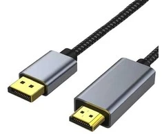 Extra Digital Kabelis DisplayPort - HDMI, 8K, 60Hz, 1m