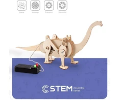 Extra Digital Medinis konstruktorius "Vaikščiojantis dinozauras", mokomasis modelis