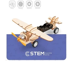 Extra Digital Medinis konstruktorius "Vieno propelerio lėktuvas", mokomasis modelis