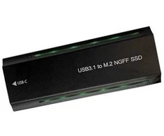 Extra Digital Ultra M.2 PCIe NGFF/NVMe SSD dėklas USB3.2, 20Gbps, RGB