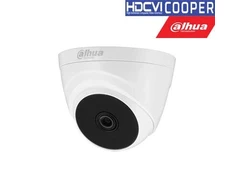Dahua HD-CVI, CVBS kamera kupolinė 2MP su IR iki 20m. 1/2.7" 2.8mm 103°, 2DNR, DWDR, vidaus sąlygom