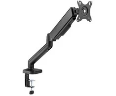 Hismart 17"-32" monitoriaus spyruoklinis laikiklis, juodas
