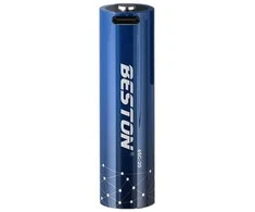 Hismart Baterija 18650 įkraunama su USB-C lizdu, 3.7V, 2000mAh, Li-Ion