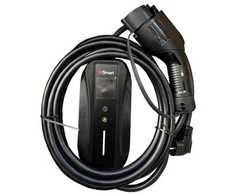 Hismart Elektromobilio nešiojamas įkroviklis Type 1 - Schuko (220V), 6-16A, 3.5kW, 1-fazė, 5m