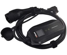 Hismart Elektromobilio nešiojamas įkroviklis GB/T - Schuko (220V), 6-16A, 3.5kW, 1-fazė, 5m