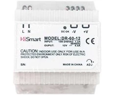 Hismart Maitinimo šaltinis 12V, 4.5A, 60W, DIN