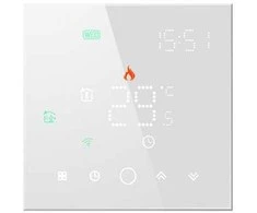 Hismart TUYA Programuojamas termostatas WiFi, baltas
