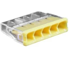Hismart Universali laidų jungtis, 5x 0.5-2.5mm², 24A, 450V, 100vnt.