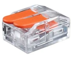 Hismart Universali užspaudžiama laidų jungtis, 2x 0.5-6.0mm², 41A, 450V, 20vnt.