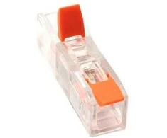 Hismart Universali užspaudžiama laidų jungtis, tiesi 1-1, 0.2-4.0mm², 32A, 450V, 100vnt.