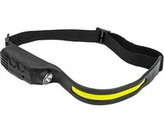 Hismart Žibintuvėlis ant galvos COB +XPE, su judesio jutikliu, 350lm, IPX4, USB-C