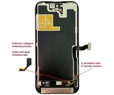 HX Ekranas skirtas iPhone 14 Pro, LTPO Soft OLED, 120Hz