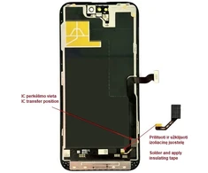 HX Ekranas skirtas iPhone 14 Pro Max, LTPO Soft OLED, 120Hz
