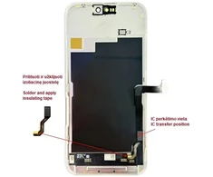 HX Ekranas skirtas iPhone 15 Pro Max, LTPO Soft OLED, 120Hz