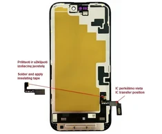 HX Ekranas skirtas iPhone 16, LTPO Soft OLED, 60Hz