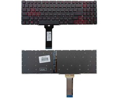 Klaviatūra ACER: Nitro 5 Gaming AN515-54, AN515-55, AN715-51, su pašvietimu