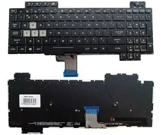 Klaviatūra ASUS Rog Strix Scar GL504, su RGB pašvietimu, US
