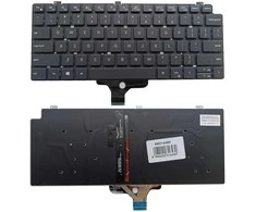 Klaviatūra DELL Latitude 7310, su pašvietimu, US
