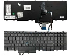 Klaviatūra Dell: Latitude E5550, E5570, 5580 / Precision15 7510, 3510 / Precision 17 7710