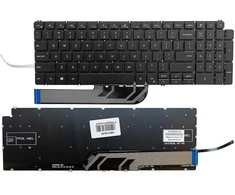 Klaviatūra DELL Vostro 3501, 3505, Inspiron 5598, 5584, 5502, su pašvietimu, US