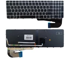 Klaviatūra HP EliteBook 850 G3, ZBook 15u G3, su pašvietimu, su „trackpoint“