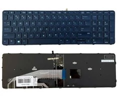 Klaviatūra HP: Probook 650 G2/G3, 655 G2/G3 su pašvietimu
